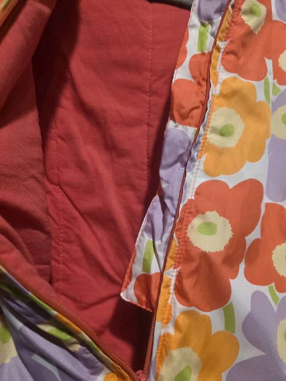 Marimekko infant floral snowsuit, bunting, and puffer pram in size 68 / 6 Months